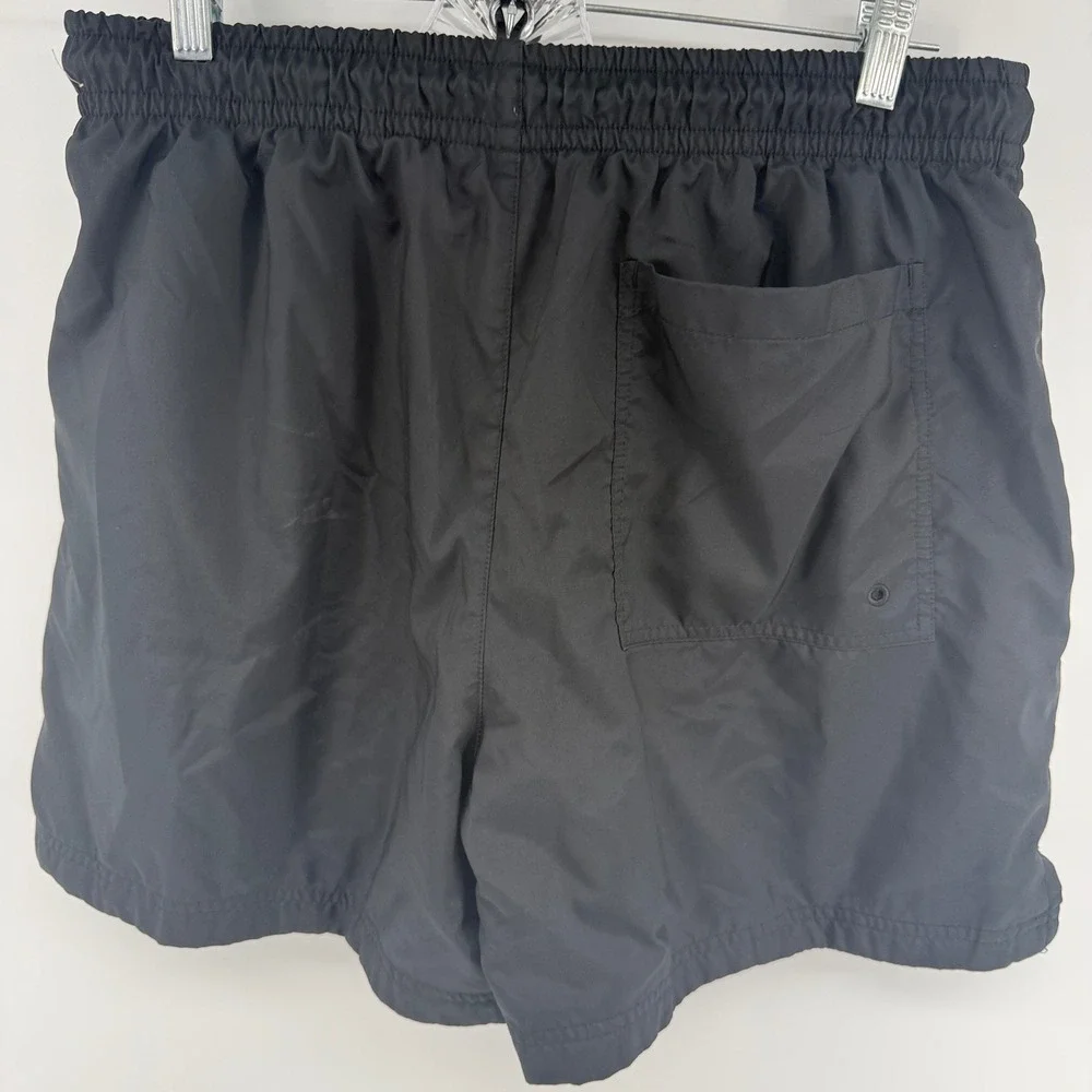 Jordan Mens Black Jumpman‎ XL Embroidered Logo Mesh Lined Shorts